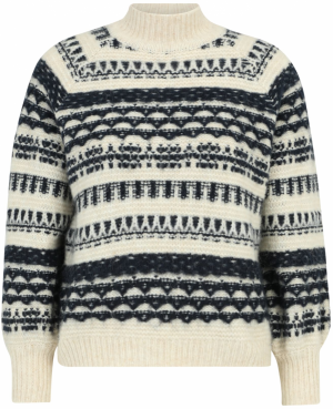 Vero Moda Petite Sveter 'VMHENYA'  krémová / tmavomodrá
