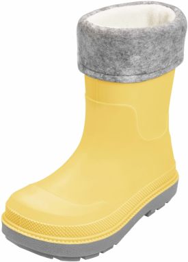 PLAYSHOES Gumáky  žltá / sivá