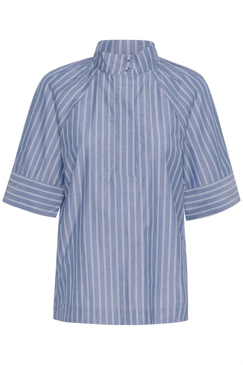 InWear Blúzka 'Merlissa'  svetlomodrá / biela
