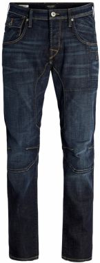 JACK & JONES Džínsy 'JJIMIKE JJOSAKA'  tmavomodrá