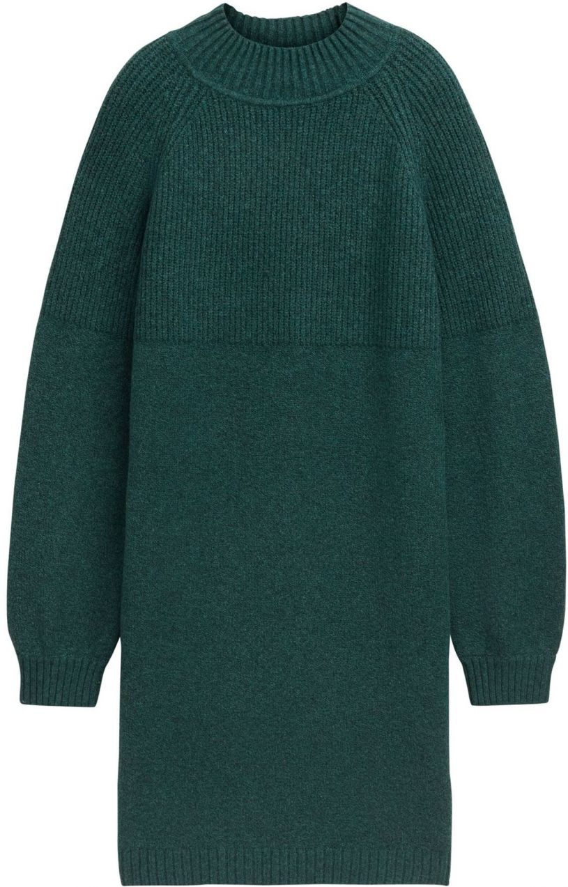 TOM TAILOR DENIM Pletené šaty  smaragdová