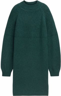 TOM TAILOR DENIM Pletené šaty  smaragdová
