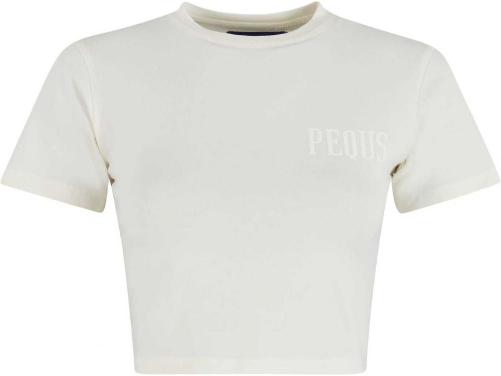 Pequs Tričko  biela