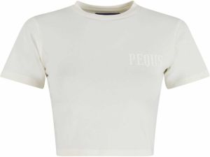 Pequs Tričko  biela