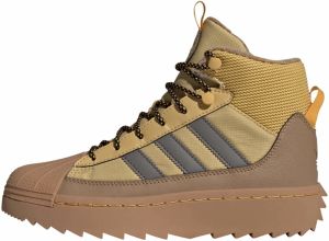 ADIDAS ORIGINALS Snehule 'Superstar'  farba ťavej srsti / žltohnedá / sivá