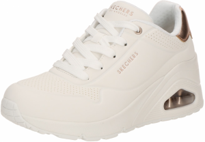 SKECHERS Nízke tenisky  bronzová / biela