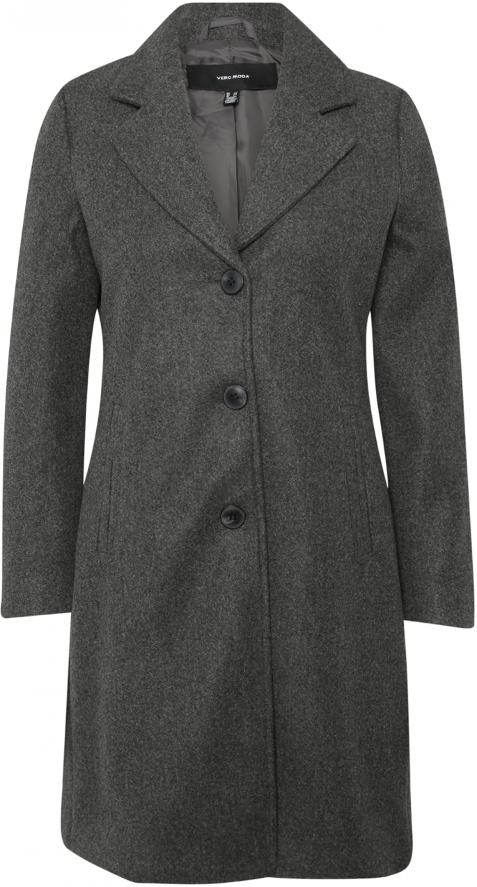 Vero Moda Petite Prechodný kabát 'VMFORTUNESARA'  tmavosivá