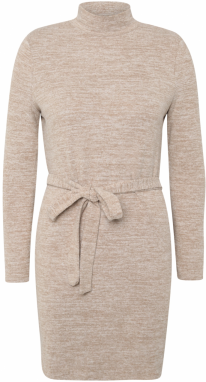 Vero Moda Petite Šaty 'VMBELLA'  béžová melírovaná