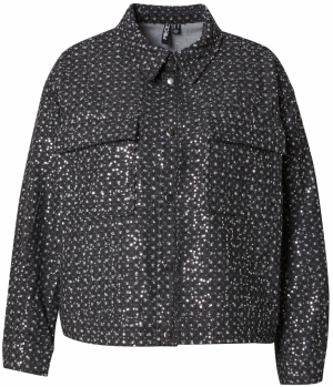 PIECES Curve Prechodná bunda 'PCROBERTA'  sivý denim