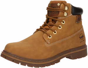 Dockers by Gerli Šnurovacie čižmy  zlatá žltá / čierna