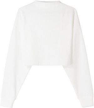 Bershka Sveter  svetlobéžová