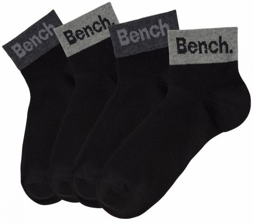 BENCH Ponožky  sivá / čierna