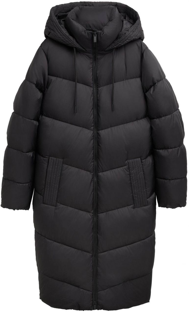TOM TAILOR DENIM Zimný kabát  čierna