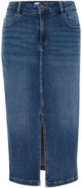 WE Fashion Sukňa  modrá denim