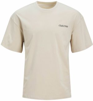 JACK & JONES Tričko 'JJEBradley'  nebielená / čierna / biela