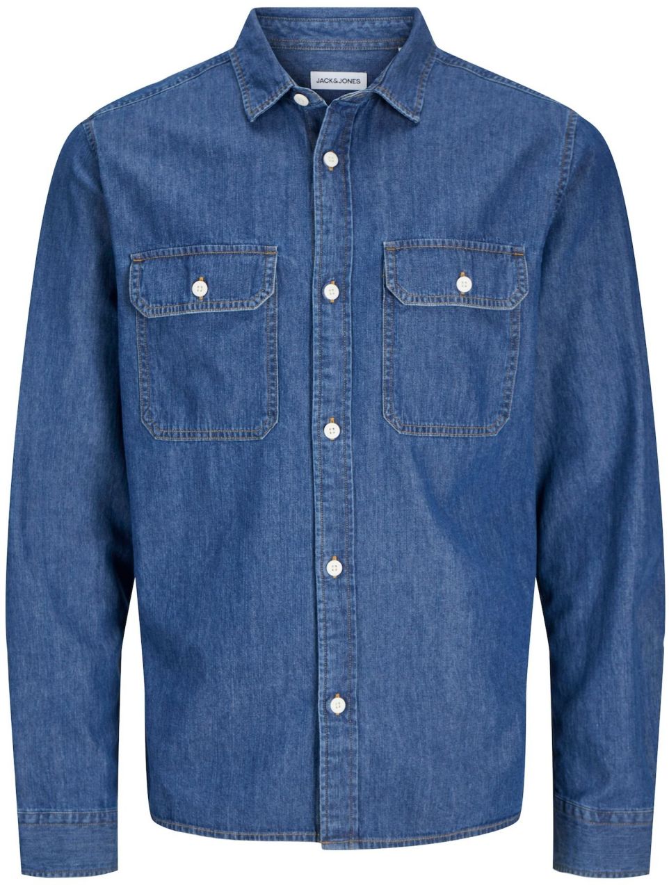 JACK & JONES Košeľa 'JJETravis'  modrá denim