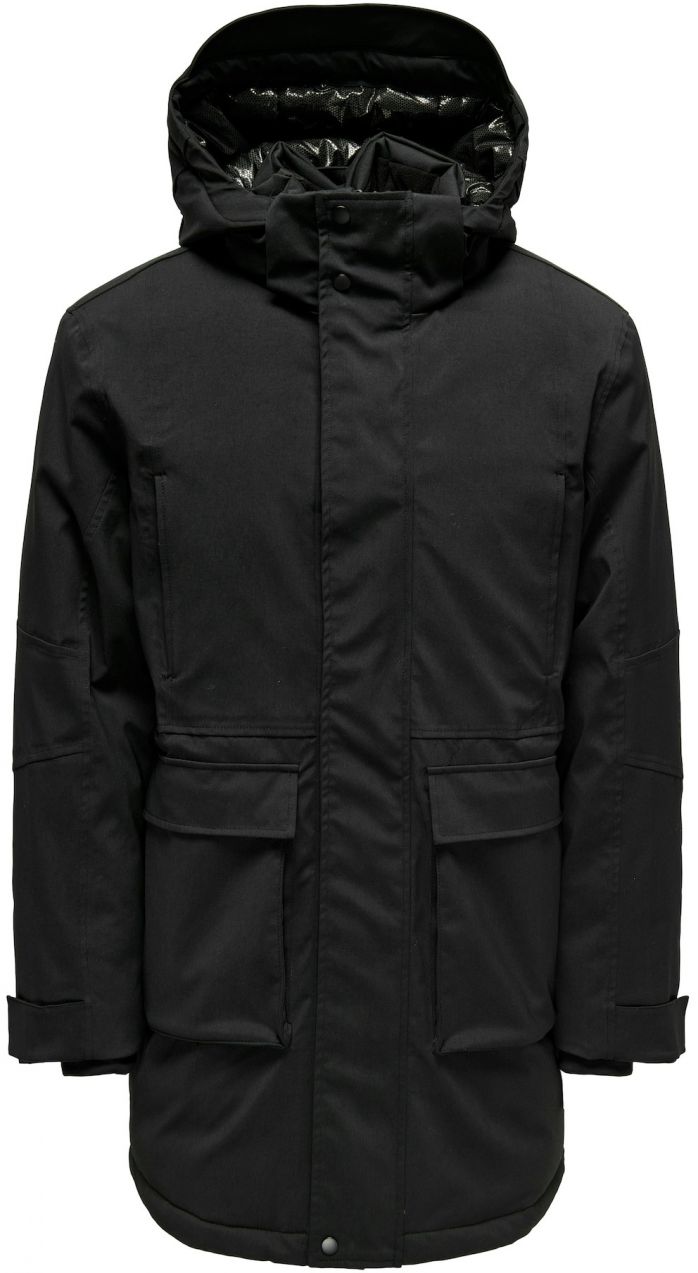 Only & Sons Zimná parka 'ONSPrime'  čierna