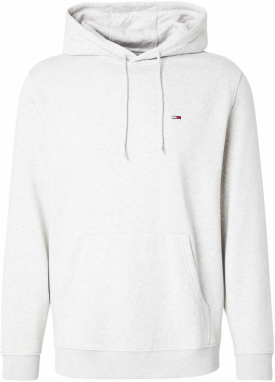 Tommy Jeans Mikina  sivá melírovaná