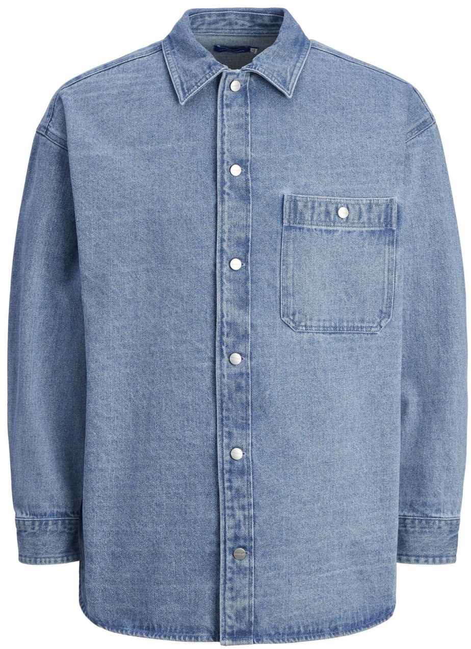 JACK & JONES Košeľa 'JORSantorini'  modrá denim