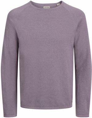 JACK & JONES Sveter 'JJEHill'  fialová