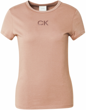 Calvin Klein Tričko  svetlohnedá