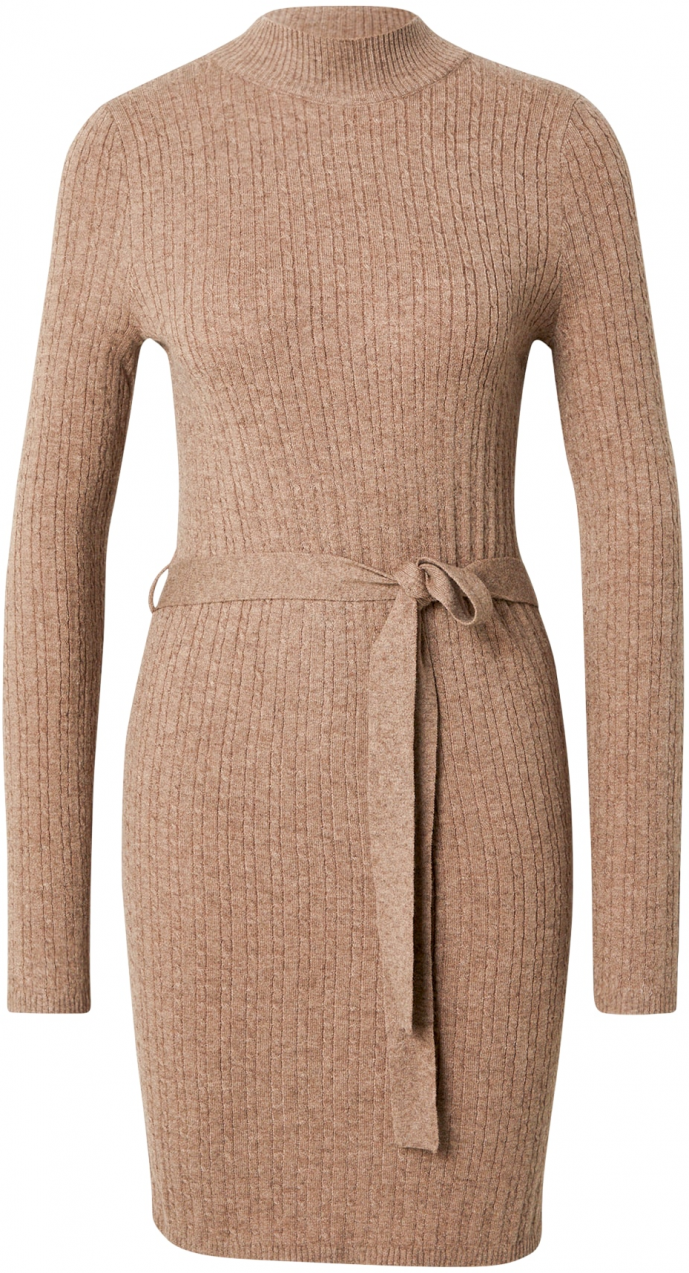 ONLY Pletené šaty 'ONLLEA'  hnedá