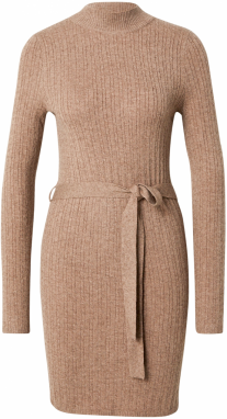 ONLY Pletené šaty 'ONLLEA'  hnedá