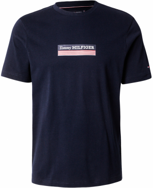 TOMMY HILFIGER Tričko  námornícka modrá / červená / biela