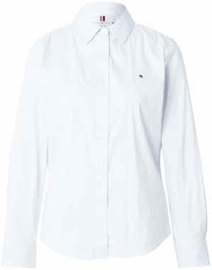 TOMMY HILFIGER Blúzka 'Ess'  svetlomodrá / biela