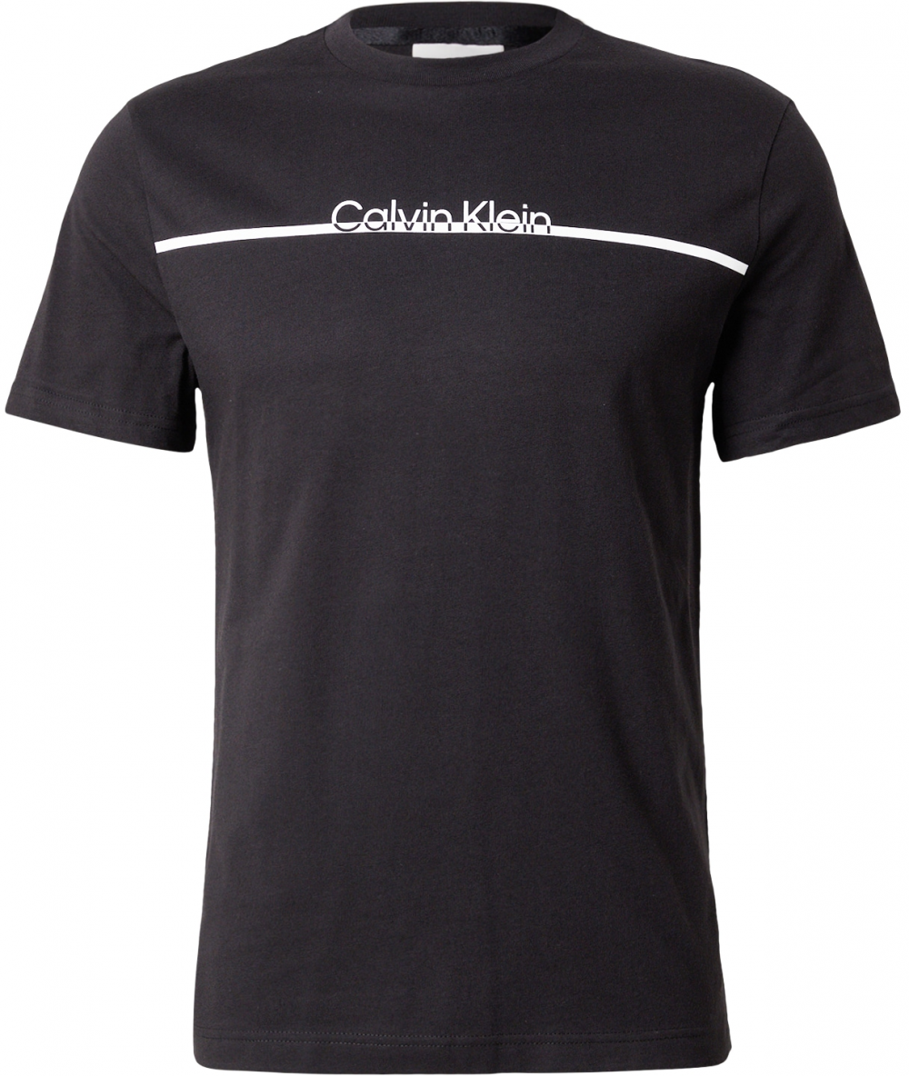 Calvin Klein Tričko  čierna / biela