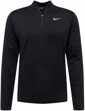 NIKE Funkčné tričko 'Element'  čierna / biela