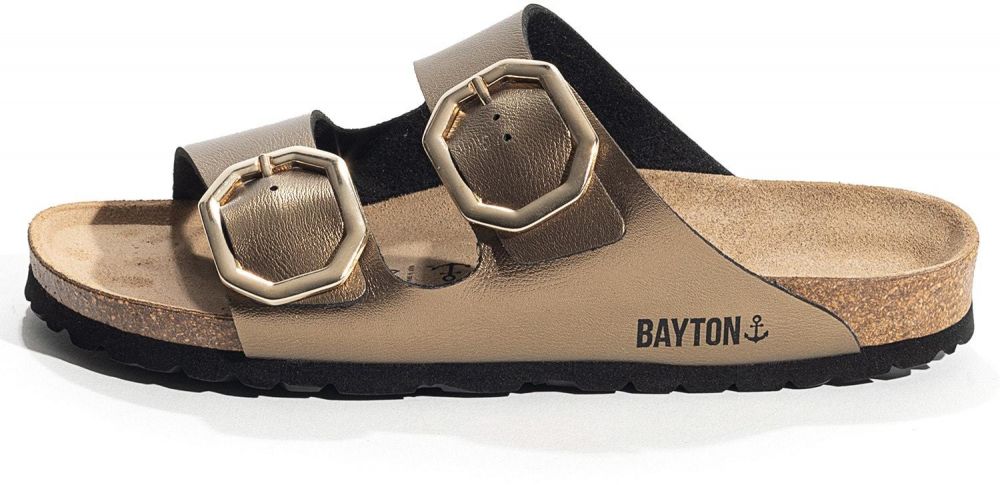 Bayton Šľapky 'Atlas'  bronzová / čierna