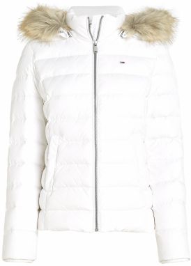 Tommy Jeans Zimná bunda  biela