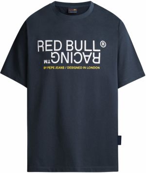 Red Bull Racing x Pepe Jeans Tričko  tmavomodrá / žltá / biela
