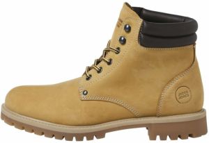 JACK & JONES Šnurovacie čižmy 'JFWSTANTON'  medová