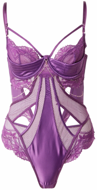 Hunkemöller Body 'Belladonna'  černicová