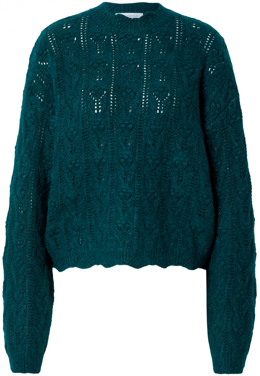 florence by mills exclusive for ABOUT YOU Sveter 'Starry Night'  petrolejová
