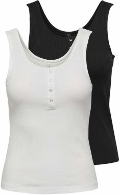 ONLY Top 'ONLSIMPLE'  čierna / biela