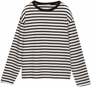 Pull&Bear Tričko  čierna / biela