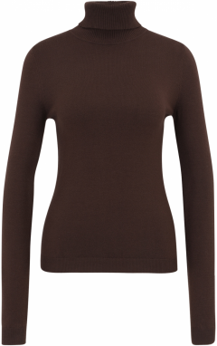 Vero Moda Tall Sveter 'VMHAPPINESS'  tmavohnedá