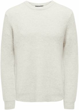 Only & Sons Sveter 'ONSTEGAN'  biela