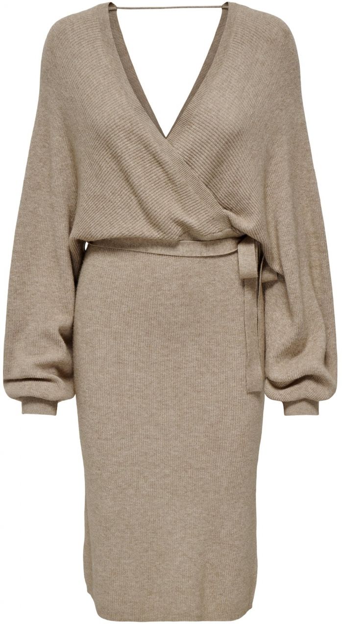 ONLY Pletené šaty 'ONLIbi'  tmavošedá