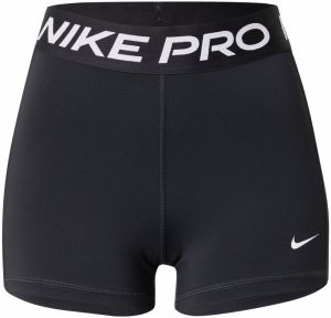 NIKE Športové nohavice  čierna / biela