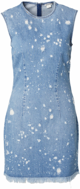 Monki Šaty  modrá denim