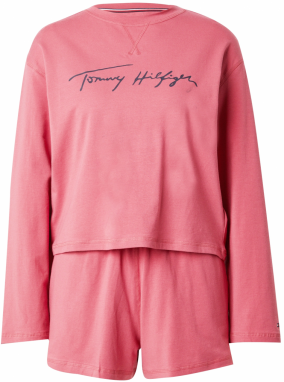 Tommy Hilfiger Underwear Kraťasy  námornícka modrá / ružová / biela