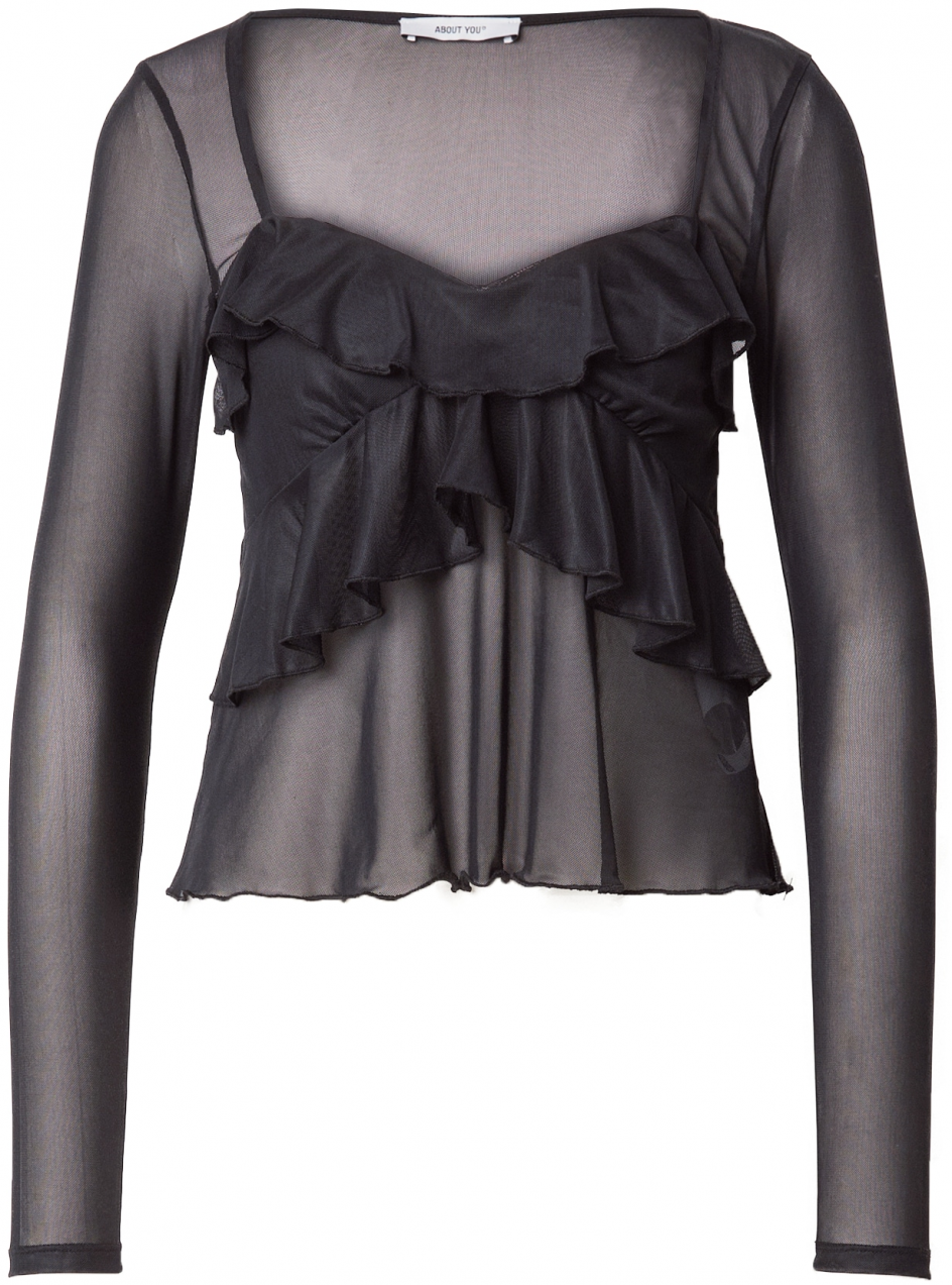 ABOUT YOU Tričko 'Loreen'  čierna