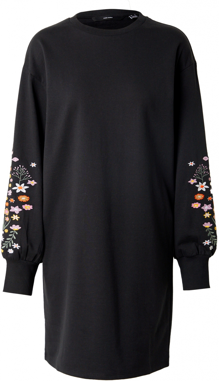 VERO MODA Šaty 'VMSELIN'  oranžová / pastelovo ružová / čierna / biela