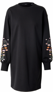 VERO MODA Šaty 'VMSELIN'  oranžová / pastelovo ružová / čierna / biela