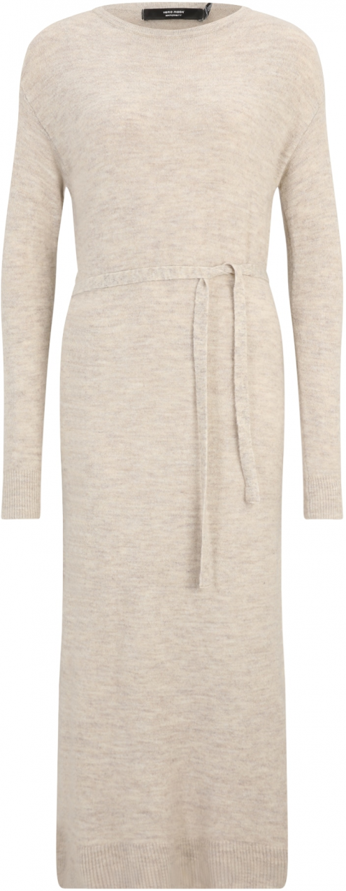 Vero Moda Maternity Pletené šaty 'VMMLEFILE'  béžová melírovaná
