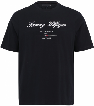 Tommy Hilfiger Big & Tall Tričko  tmavomodrá / červená / šedobiela